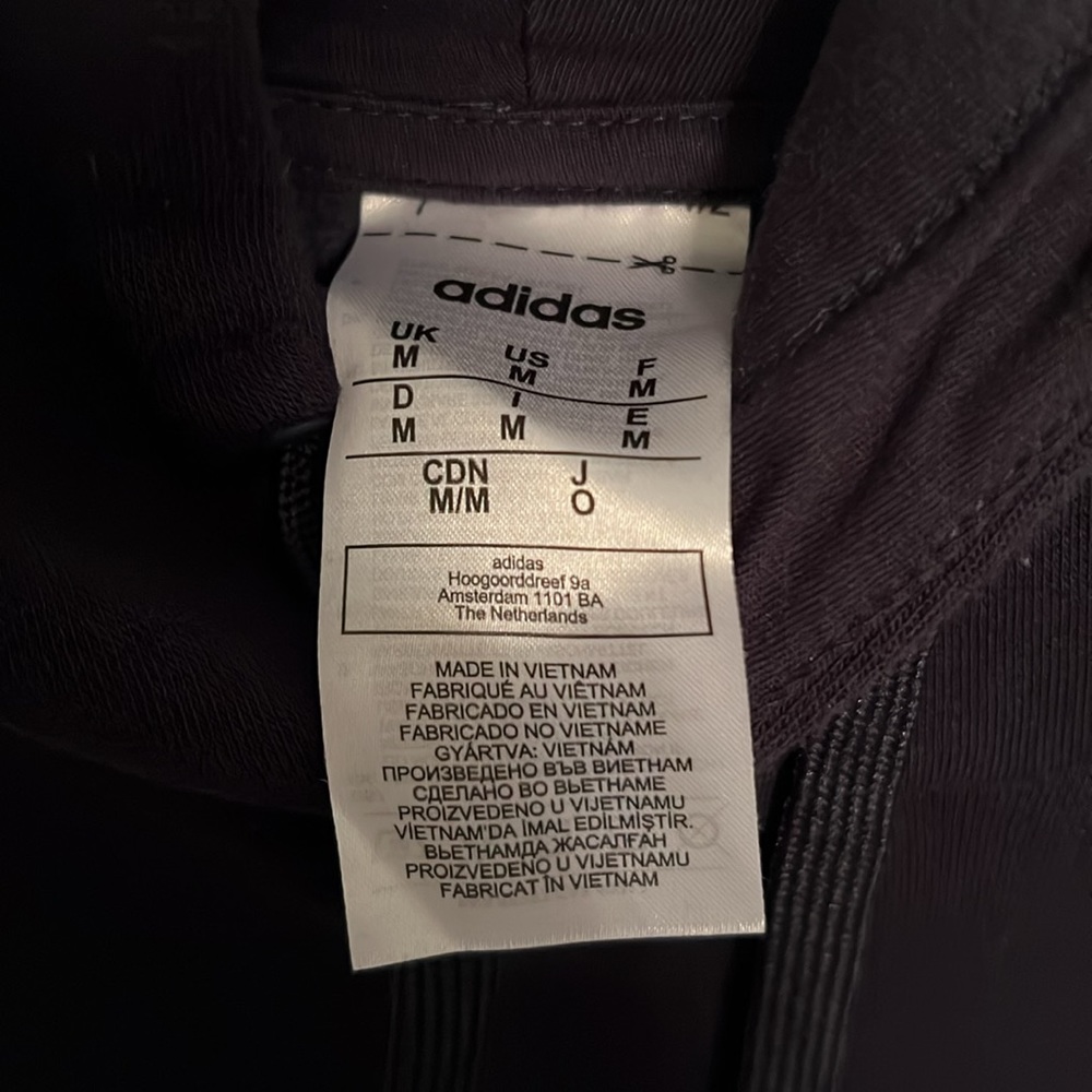 Adidas Men’s Essentials 3 Stripes Hoodie Adult Medium - Picture 2 of 4